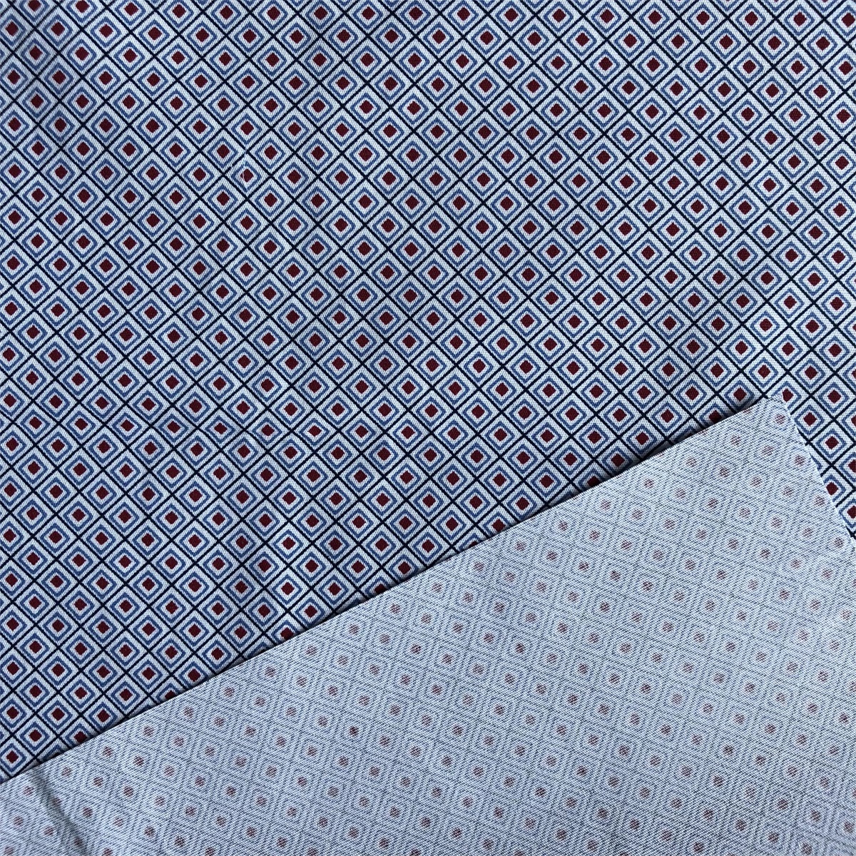 New Cotton Spandex Fabric by compact yarn for men's casual shirts 98% cotton 2% spandex poplin printed shirts woven elasthane fabric