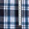 New fashionable pattern Yarn Dyed Fabric by indigo dyed yarn 100% cotton yarn dyed plain slub check shirts woven fabric