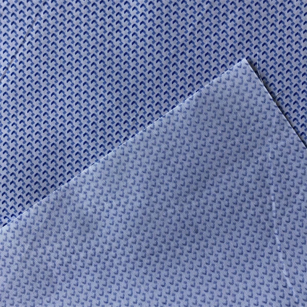 New Sun-rising Textile Cotton fabric 50S compact yarn soft for men's shirts 100% cotton poplin printed shirts woven fabric