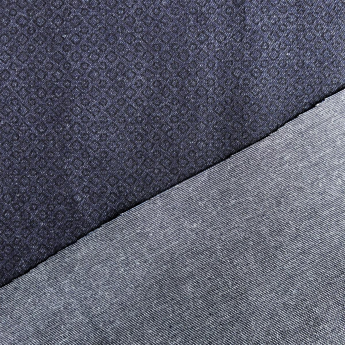 Denim Fabric by indigo yarn for men's casual shirts 100% cotton twill denim printed light blue background shirts woven fabric