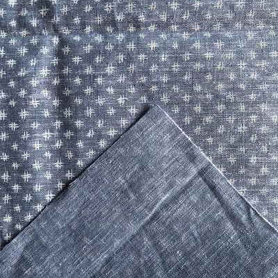 Linen Cotton Fabric for men's shirts 55% linen 45% cotton printed on ...