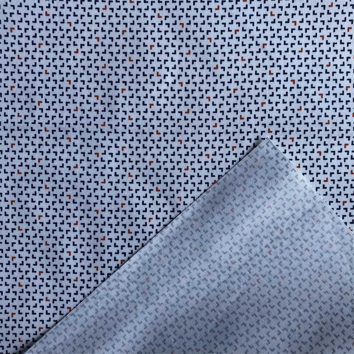 Cotton Spandex Printed Fabric by compact yarn for men's shirts 98 cotton 2 spandex elasthane poplin printed shirts woven fabric